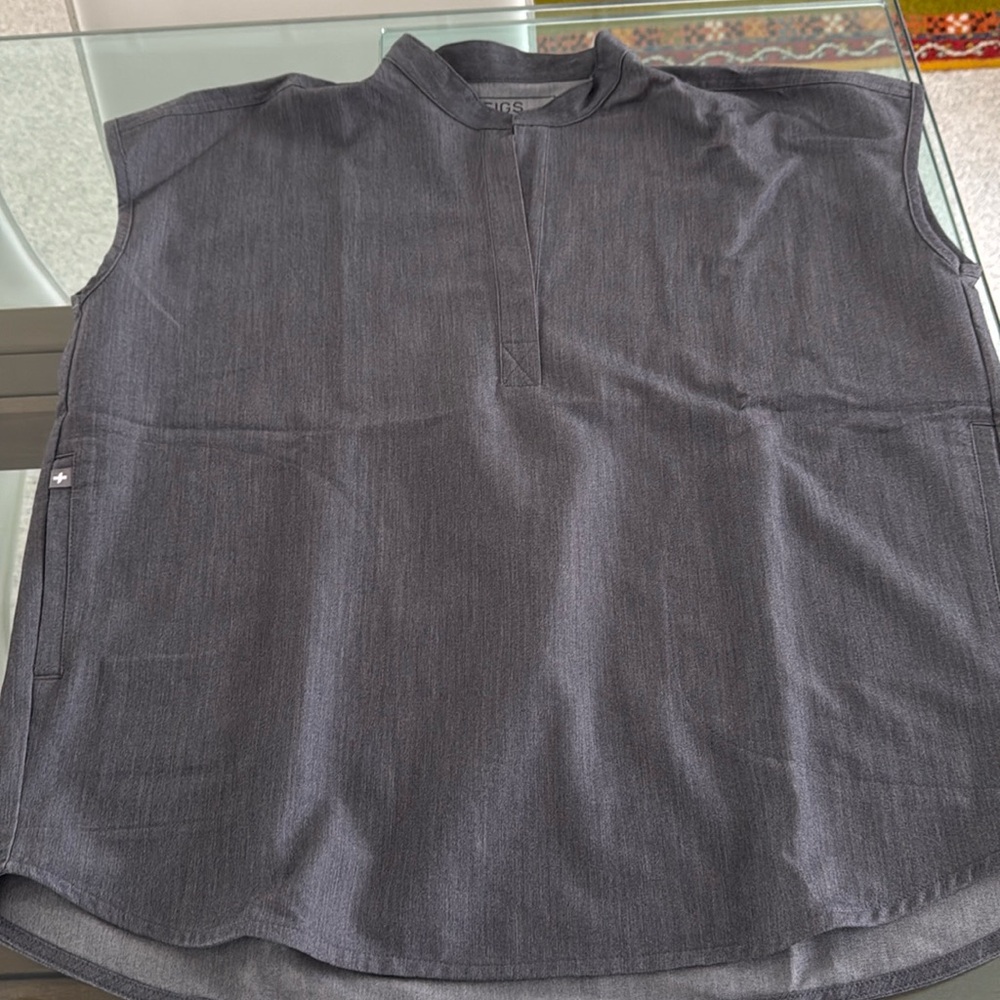Figs scrub set small grey